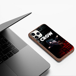 Чехол iPhone 11 Pro матовый BRAWL STARS CROW, цвет: 3D-коричневый — фото 2