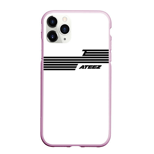 Чехол iPhone 11 Pro матовый Ateez / 3D-Розовый – фото 1