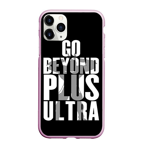 Чехол iPhone 11 Pro матовый Моя геройская академия / 3D-Розовый – фото 1