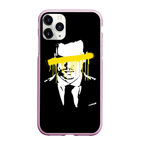 Чехол iPhone 11 Pro матовый Sherlock / 3D-Розовый – фото 1