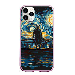 Чехол iPhone 11 Pro матовый Sherlock, цвет: 3D-розовый