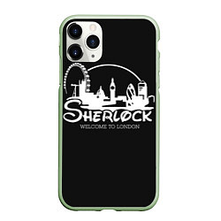 Чехол iPhone 11 Pro матовый Sherlock