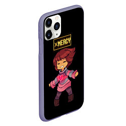 Чехол iPhone 11 Pro матовый UNDERTALE FRISK, цвет: 3D-серый — фото 2