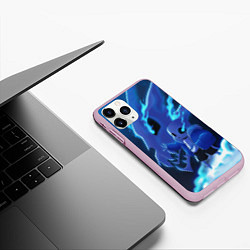 Чехол iPhone 11 Pro матовый UNDERTALE, цвет: 3D-розовый — фото 2