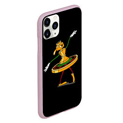 Чехол iPhone 11 Pro матовый Cuphead, цвет: 3D-розовый — фото 2