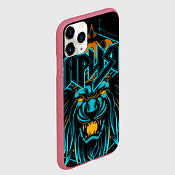 Чехол iPhone 11 Pro матовый Ария, цвет: 3D-малиновый — фото 2