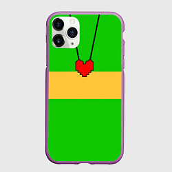 Чехол iPhone 11 Pro матовый ЧАРА CHARA, цвет: 3D-фиолетовый
