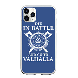 Чехол iPhone 11 Pro матовый Vikings Valhalla, цвет: 3D-белый