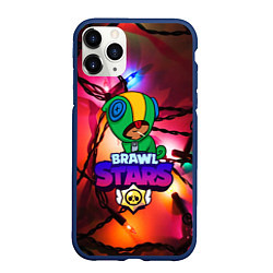 Чехол iPhone 11 Pro матовый BRAWL STARS НОВОГОДНИЙ