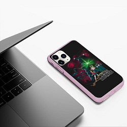 Чехол iPhone 11 Pro матовый Time Wars, цвет: 3D-розовый — фото 2