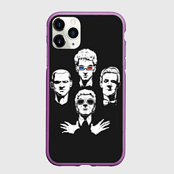 Чехол iPhone 11 Pro матовый Doctor Who, цвет: 3D-фиолетовый