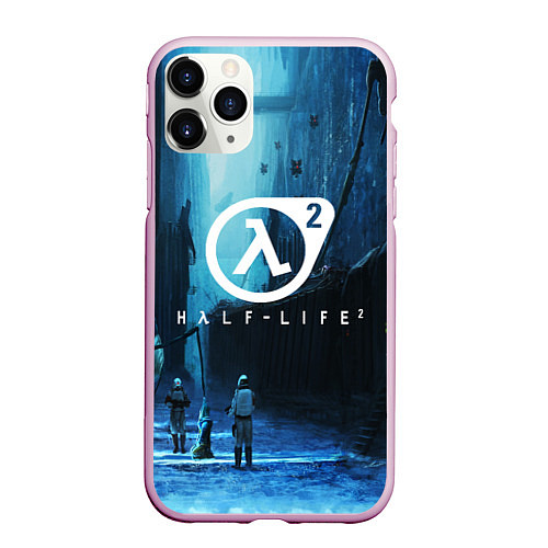 Чехол iPhone 11 Pro матовый HALF-LIFE 2 / 3D-Розовый – фото 1