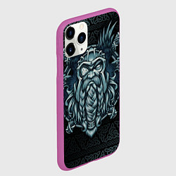 Чехол iPhone 11 Pro матовый Odinn, цвет: 3D-фиолетовый — фото 2