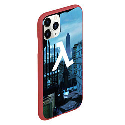 Чехол iPhone 11 Pro матовый HALF-LIFE GAME, цвет: 3D-красный — фото 2