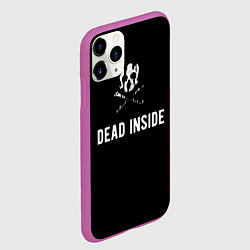 Чехол iPhone 11 Pro матовый Дед Инсайд, цвет: 3D-фиолетовый — фото 2
