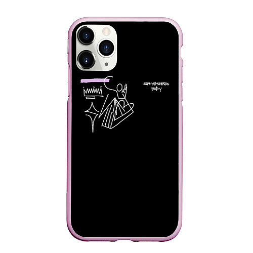 Чехол iPhone 11 Pro матовый SAYONARA BOY / 3D-Розовый – фото 1