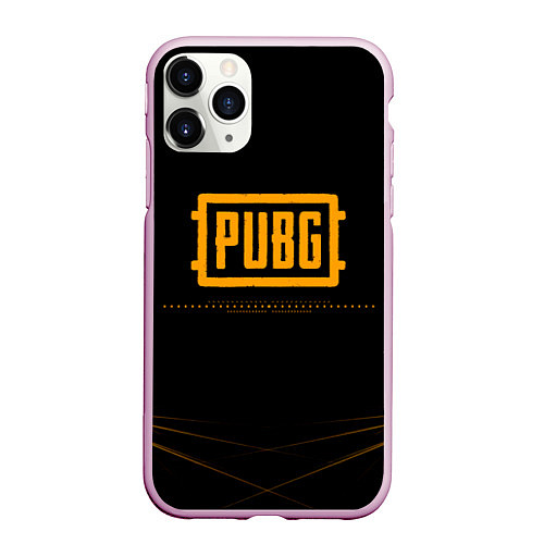 Чехол iPhone 11 Pro матовый PUBG / 3D-Розовый – фото 1