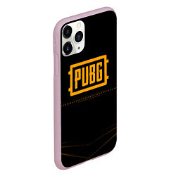Чехол iPhone 11 Pro матовый PUBG, цвет: 3D-розовый — фото 2