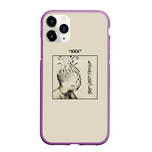 Чехол iPhone 11 Pro матовый XXXTENTACION BAD VIBES FOREVER / 3D-Фиолетовый – фото 1