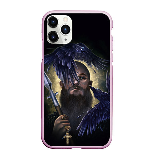 Чехол iPhone 11 Pro матовый Vikings / 3D-Розовый – фото 1