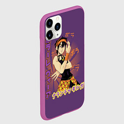 Чехол iPhone 11 Pro матовый JoJo Bizarre Adventure, цвет: 3D-фиолетовый — фото 2