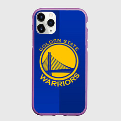 Чехол iPhone 11 Pro матовый GOLDEN STATE WARRIORS, цвет: 3D-фиолетовый
