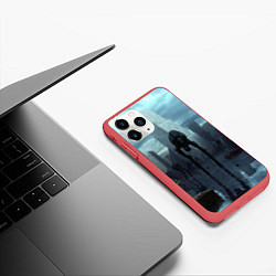 Чехол iPhone 11 Pro матовый Халф-лайф, цвет: 3D-красный — фото 2