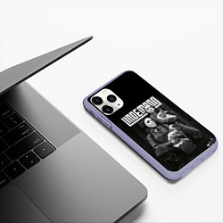 Чехол iPhone 11 Pro матовый Lindemann, цвет: 3D-светло-сиреневый — фото 2