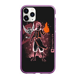 Чехол iPhone 11 Pro матовый Fairy Tail, цвет: 3D-фиолетовый
