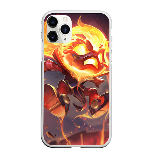 Чехол iPhone 11 Pro матовый League Of Legends Амуму / 3D-Белый – фото 1