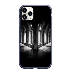 Чехол iPhone 11 Pro матовый Темные коридоры, цвет: 3D-серый