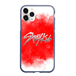 Чехол iPhone 11 Pro матовый STRAY KIDS, цвет: 3D-серый