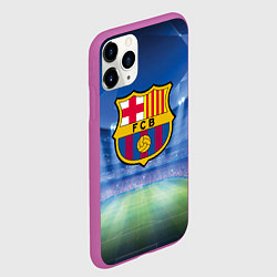 Чехол iPhone 11 Pro матовый FC Barcelona, цвет: 3D-фиолетовый — фото 2