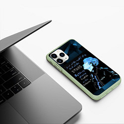 Чехол iPhone 11 Pro матовый Stray Kids, цвет: 3D-салатовый — фото 2