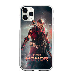 Чехол iPhone 11 Pro матовый Shadows of the Hitokiri art, цвет: 3D-белый