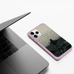 Чехол iPhone 11 Pro матовый Death stranding, цвет: 3D-розовый — фото 2