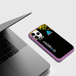 Чехол iPhone 11 Pro матовый DETROIT: BECOME HUMAN, цвет: 3D-фиолетовый — фото 2