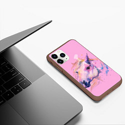 Чехол iPhone 11 Pro матовый ONE LOVE, цвет: 3D-коричневый — фото 2