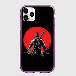 Чехол iPhone 11 Pro матовый Sekiro: Shadows Die Twice, цвет: 3D-фиолетовый