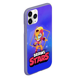 Чехол iPhone 11 Pro матовый Brawl Stars Max, цвет: 3D-серый — фото 2