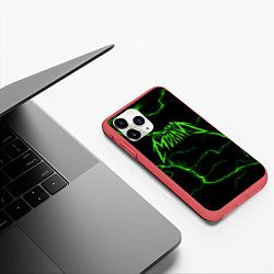Чехол iPhone 11 Pro матовый ПОШЛАЯ МОЛЛИ, цвет: 3D-красный — фото 2