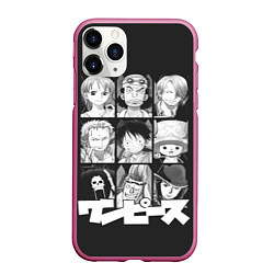 Чехол iPhone 11 Pro матовый One Piece