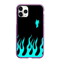 Чехол iPhone 11 Pro матовый Billie Eilish, цвет: 3D-фиолетовый