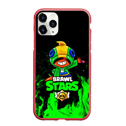 Чехол iPhone 11 Pro матовый Brawl Stars LEON