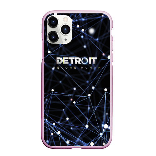Чехол iPhone 11 Pro матовый Detroit:Become Human Exclusive / 3D-Розовый – фото 1