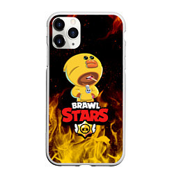 Чехол iPhone 11 Pro матовый BRAWL STARS SALLY LEON, цвет: 3D-белый