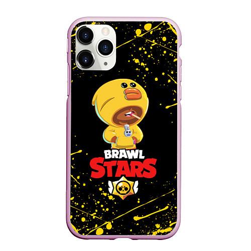 Чехол iPhone 11 Pro матовый BRAWL STARS SALLY LEON / 3D-Розовый – фото 1