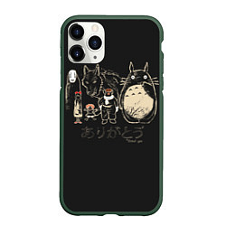 Чехол iPhone 11 Pro матовый My Neighbor Totoro