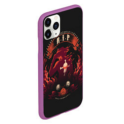 Чехол iPhone 11 Pro матовый One Piece, цвет: 3D-фиолетовый — фото 2