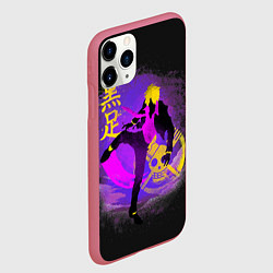Чехол iPhone 11 Pro матовый One Piece, цвет: 3D-малиновый — фото 2